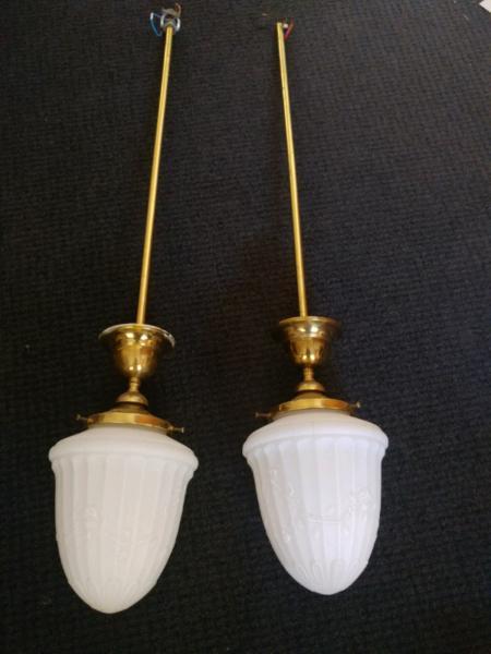 Vintage pendant lights
