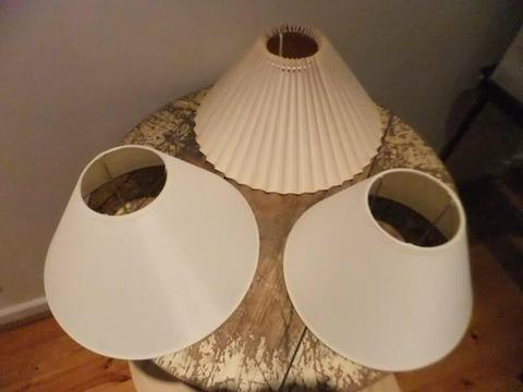 Cream Lampshade x 3