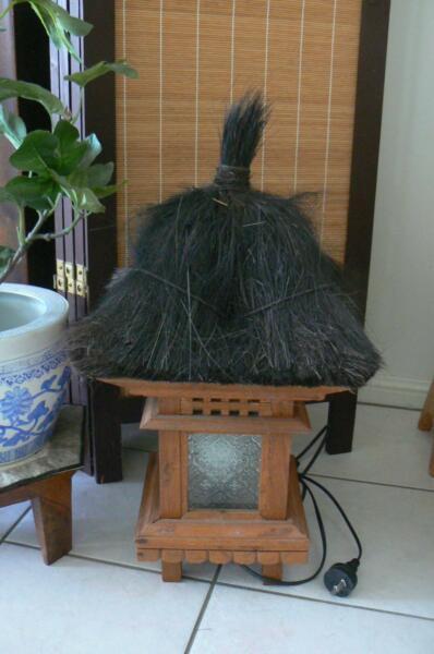 Balinese table lamp