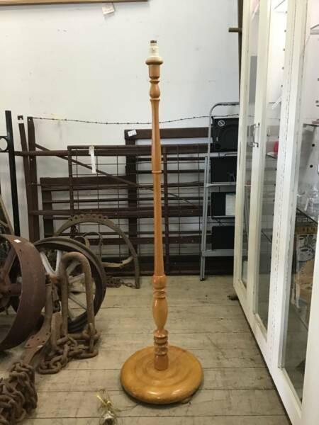 Vintage Wooden Standard Floor Lamp base