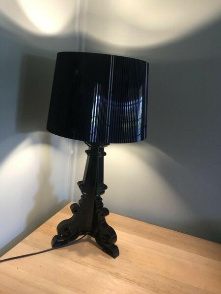 Authentic kartell bourgie table lamp black