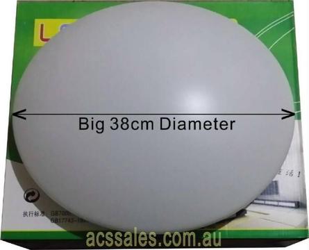 Big 38cm 24w 12v (or 240v*) LED Dome ceiling Lights - New Boxed