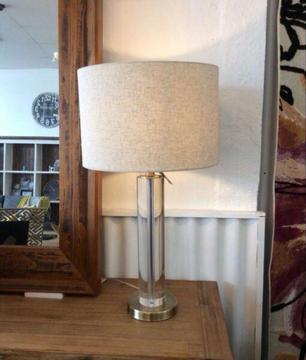 Crystal Tube Classic Lamp (Brand New)