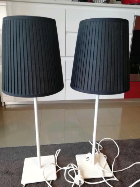 Pair of IKEA lamps