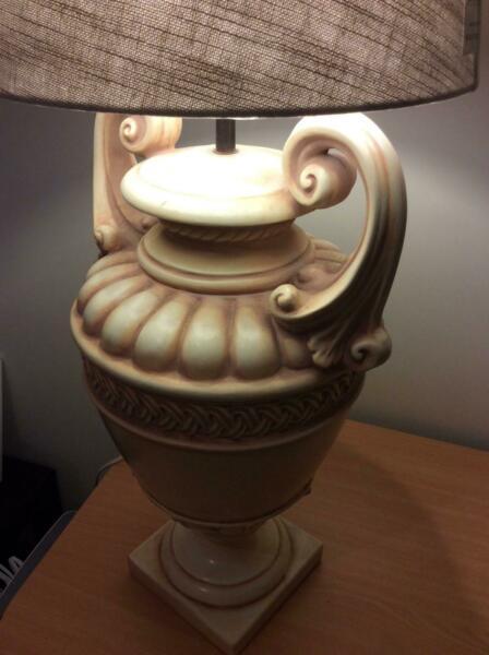 Grecian style lamp base