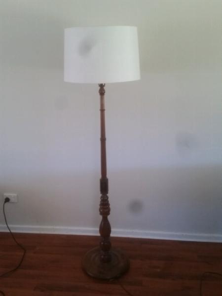 Wooden lamp stand ( 1.7m tall)