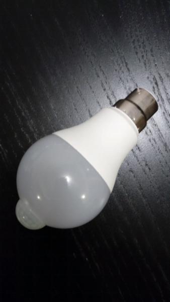New 12W LED light bulb with built-in motion sensor