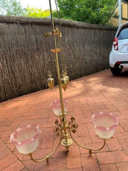 Solid Brass Light fitting excellent condition