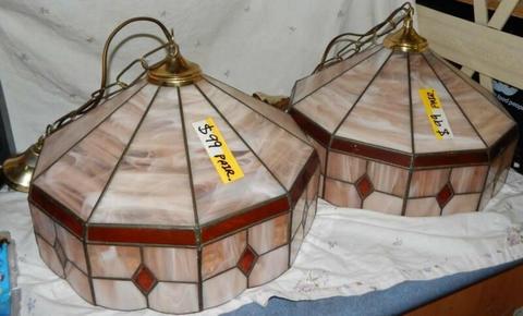 pair of Lead light Kitchen Light shade Lampshade