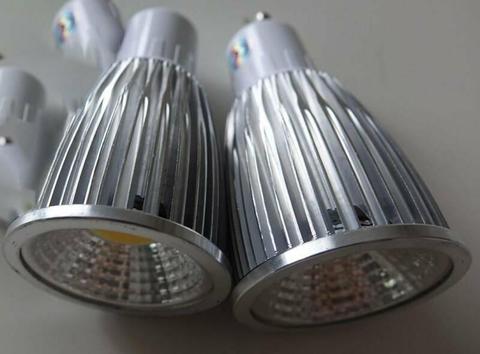 NEW GU10 COB LED lamps (ceiling), very bright and big x2 pieces