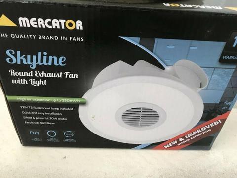 Bathroom light and exhaust fan combo - BRAND NEW