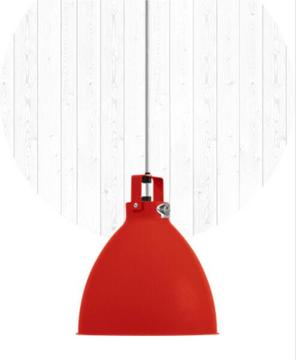 Jielde Augustine A240 Red Pendant Imported from France. RP $654
