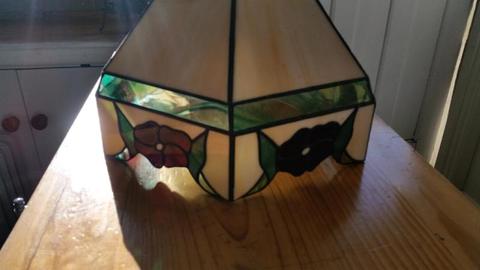 Tiffany stained glass light