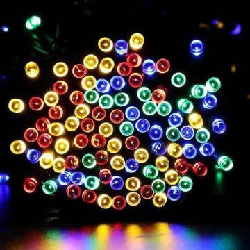 100 LED 12m - Solar Fairy String Light - Red, Green Blue, Yellow