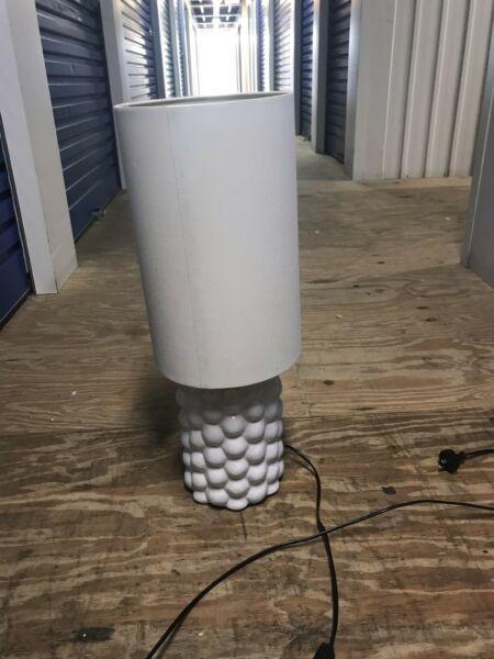 White Bedside Table Lamp