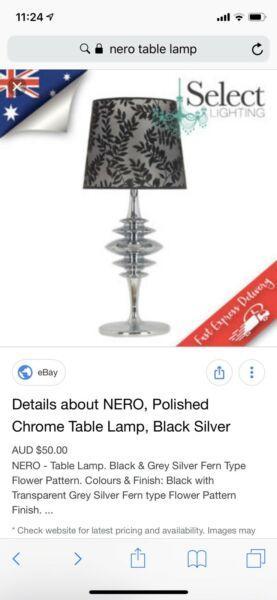 Table lamp (Italian) BRAND NEW NEVER OPENED