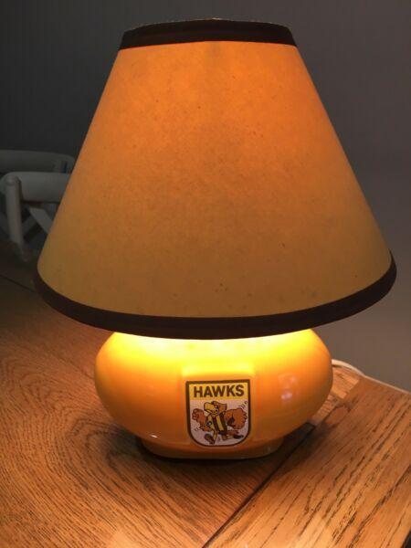 Hawthorn Hawks bedroom lamp AFL Vintage early 90's