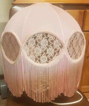 Pale Pink Retro Lampshade light fitting