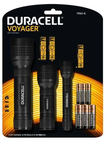 Duracell Voyager Triple LED Torch