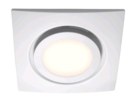 White Exhaust Fan with LED light