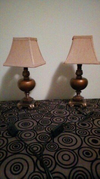 Bedside lamps excellent condition