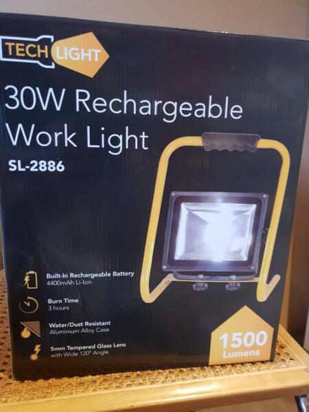 Tech Light 30W rechargable Work Light