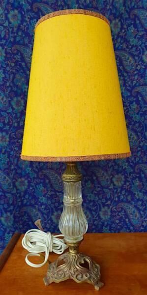 Ornate shabby chic/vintage bedside lamp