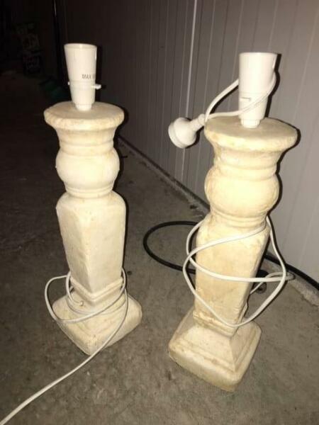 Rustic Table Lamp stands