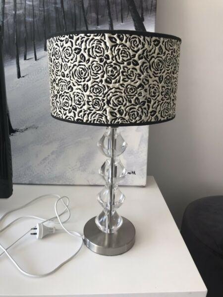 Decorative lamp and shade