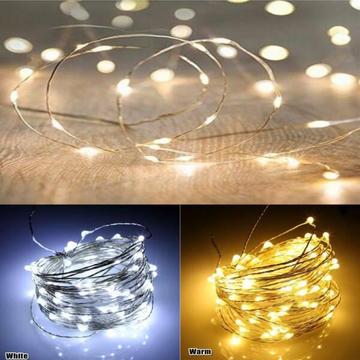 2M-10M Battery Powered Copper Wire String Fairy Xmas Party Lights