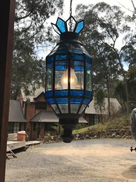 #1- Hanging out door suspended lantern light
