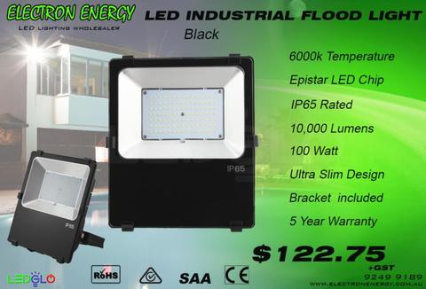 LEDGLO Industrial LED Flood Light 100W - 10,000 Lumens