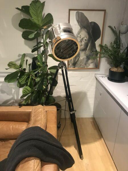 Industrial Tripod Floor Lamp