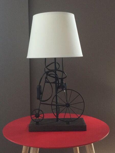 Penny farthing table / bedside lamp