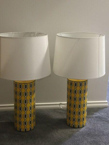 2 Bedroom or Lounge Room Lamps