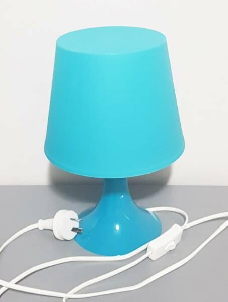 side table lamp with light bulb