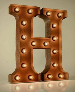 'H' Letter Light - RRP $239