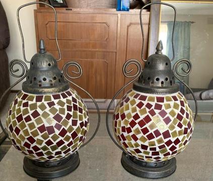 Stained glass lanterns