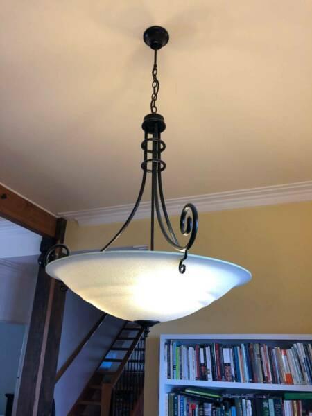 Light fittings 1 Pendant and 2 wall scones