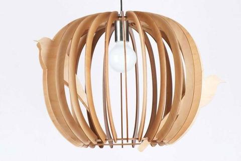 wooden pendant lamp [birds cage]