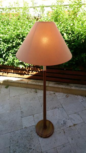 Lovely Pine Standard Lamp for Sale