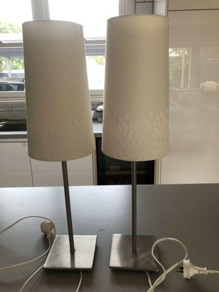 2 x Bedside Lamps