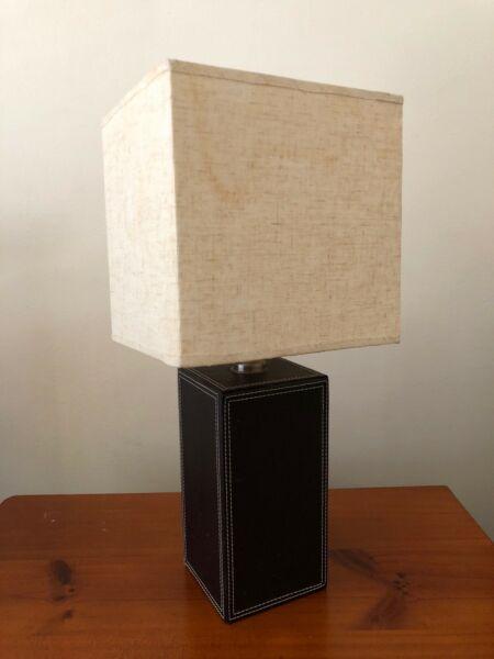 Two side table lamps