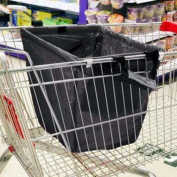 Large Capacity Foldable Reusable Folding Supermarket Trolley Shop