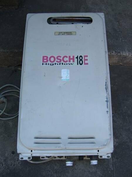 hot water gas bosh 18e parts only