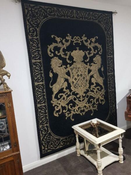 TAPESTRY. Spiral Metal Stand. Urns. Mirrors. Wall Plaque. Pot