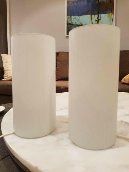 Ikea Kvarna Glass Table Lamps