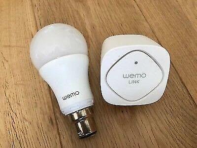Belkin Smart Light Wemo b22 kit Wemo Link Worth $155