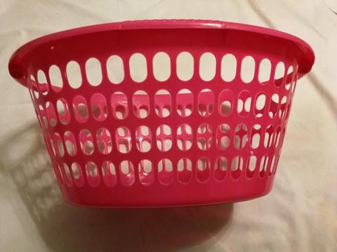 Laundry Basket- New, Hot Pink