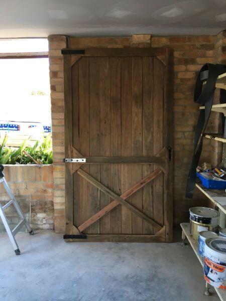 Reclaimed timber barn doors